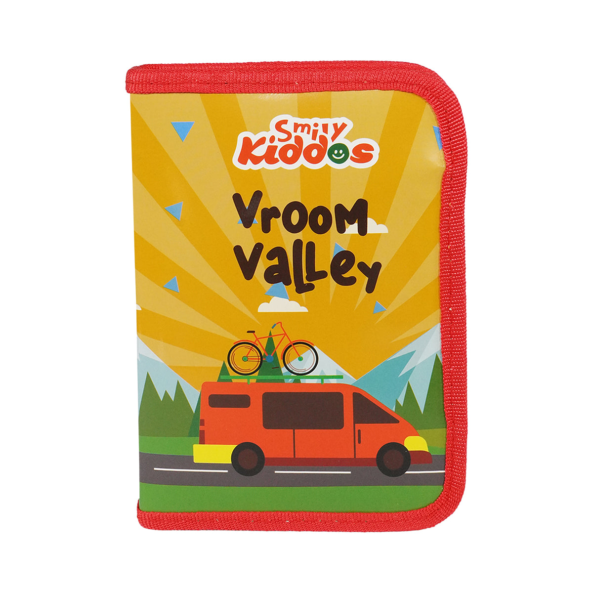 Smily Kiddos Stationery Case – Vroom Valley Theme (Includes Stationery)