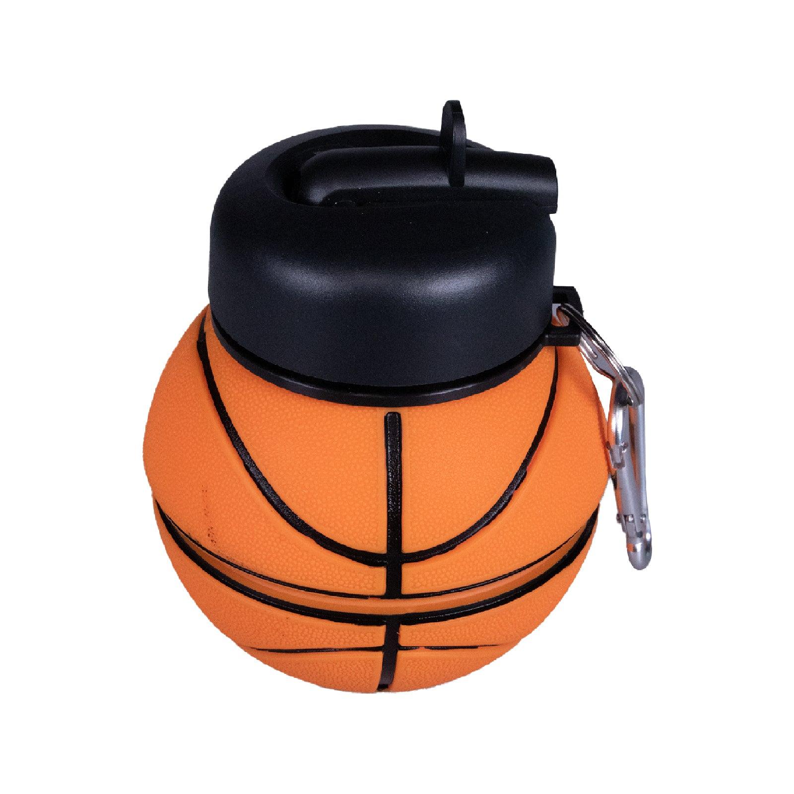 Foldable Basket Ball Silicone sipper bottle