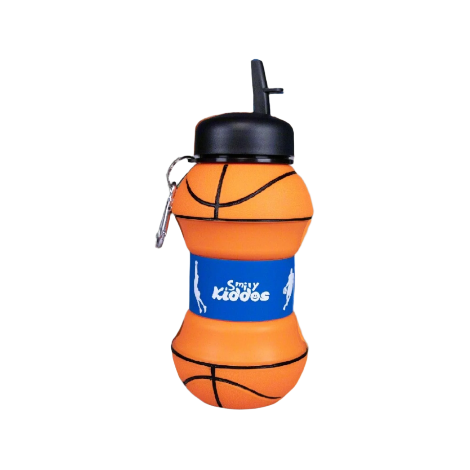 Smily Kiddos Silicone Expandable & Foldable Basket Ball Silicone Water Bottle | Capacity 550 Ml
