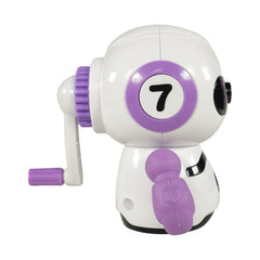 Smily Kiddos Hand Operated Robot Pencil Sharpener - Purple