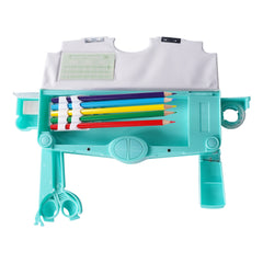 Smily Kiddos Pop-Out Pencil Box for Kids | Safari Theme (Green)