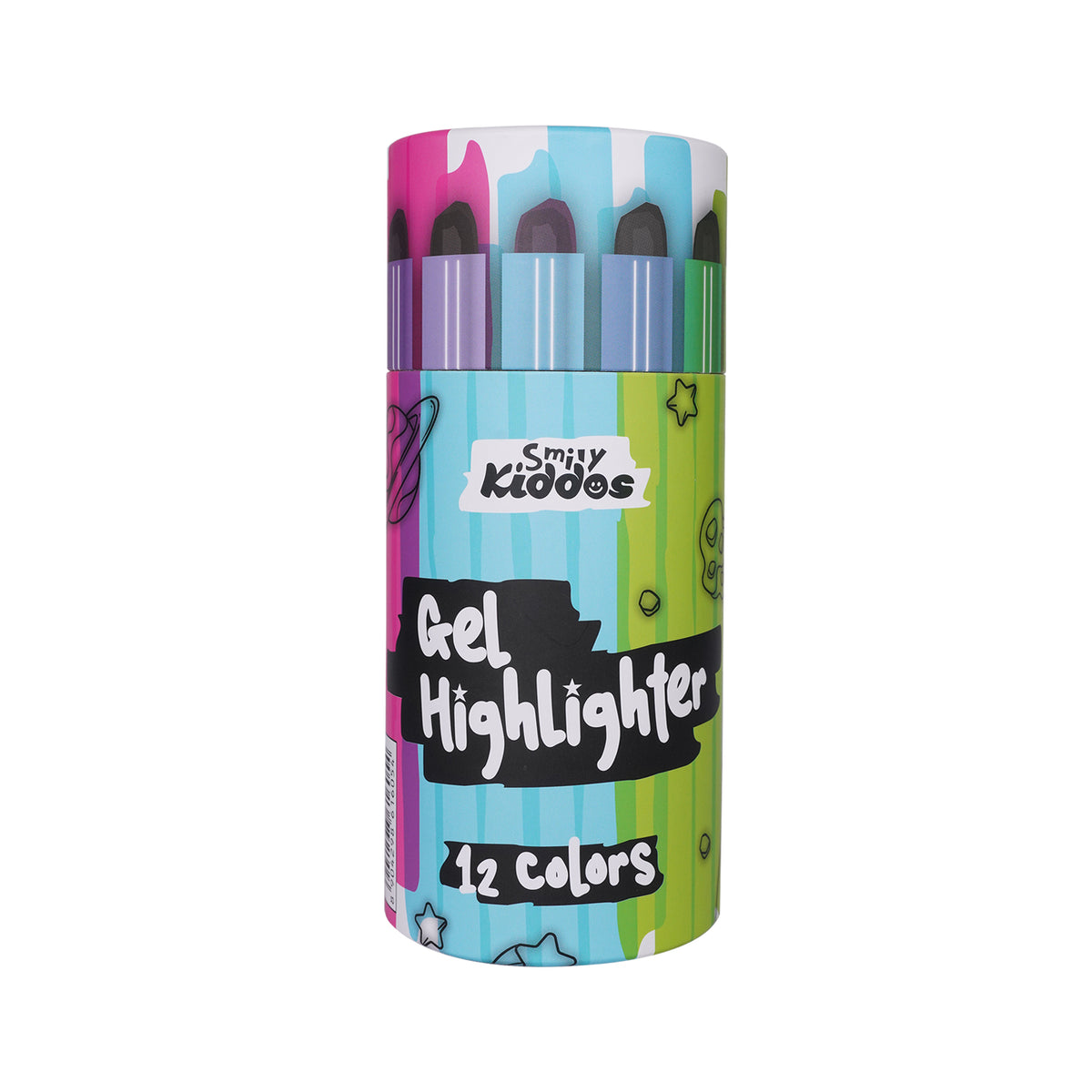 Smily Kiddos Silky Gel Crayon Pack – 12 Colors