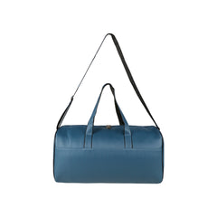 Mike Bags 26L PU Leather Duffle Bag | Cabin Size Travel & Gym Bag for Men & Women | Lightweight, Stylish & Durable -  Indigo