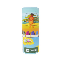 Smily Kiddos Silky Gel Crayons 12 Colors - Lion Theme