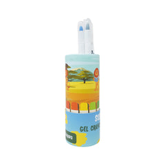Smily Kiddos Silky Gel Crayons 12 Colors - Lion Theme