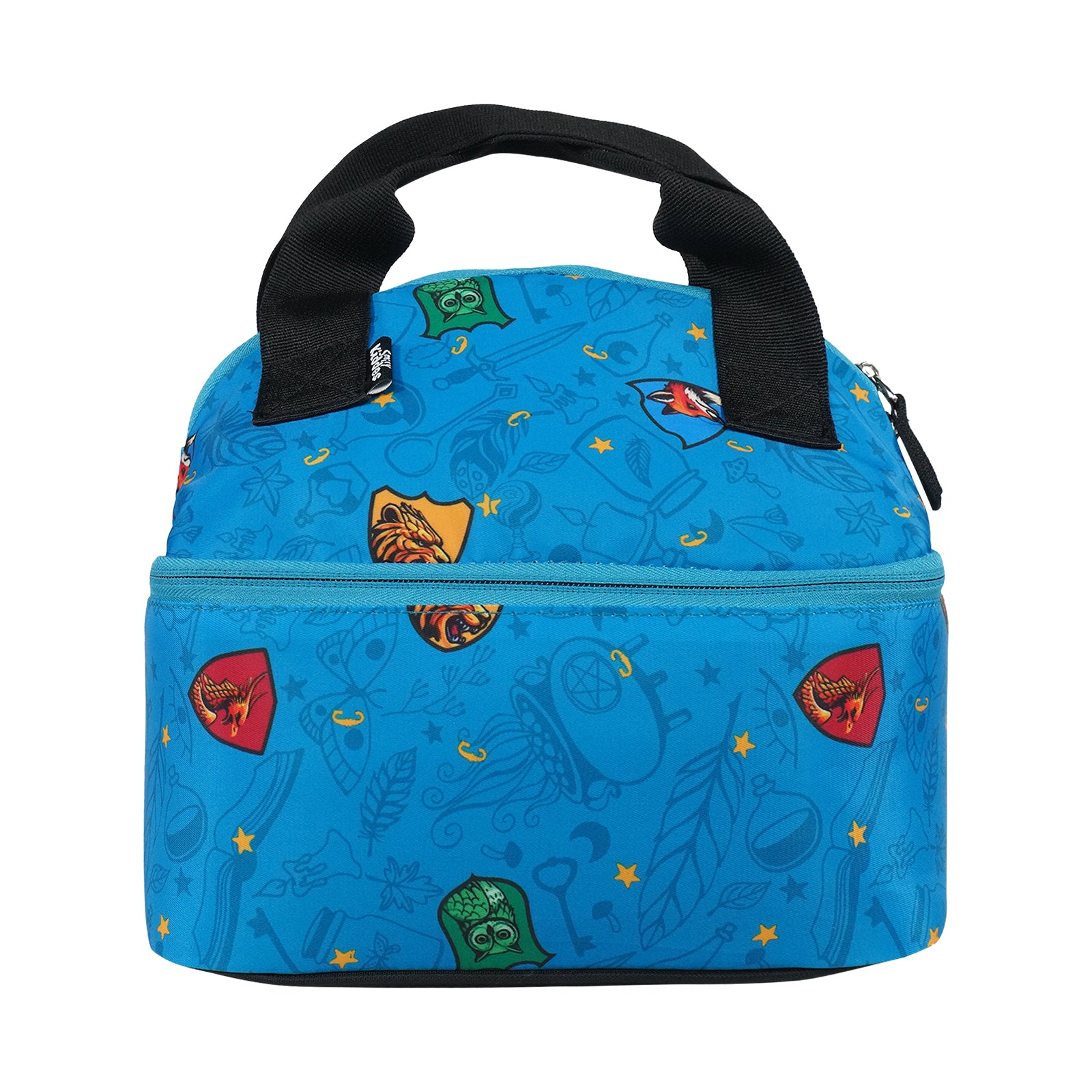 Smily Kiddos Double Decker Lunch Bag Wizard Theme - Blue