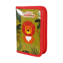 Smily Kiddos Stationery Case – Jungle Lion Theme (Includes Stationery)