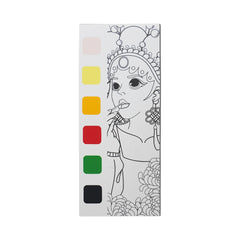 Smily Kiddos Watercolor Painting Book - Opera Girl (12 Pages)