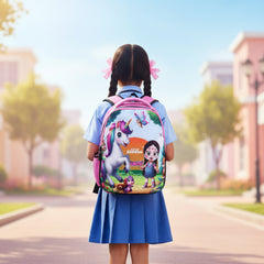 Smily Kiddos - Licensed Chhota Bheem Chutki Junior Backpack 2 - Pink