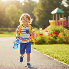 Small Sipper Bottle 450ml - Ocean Theme Blue