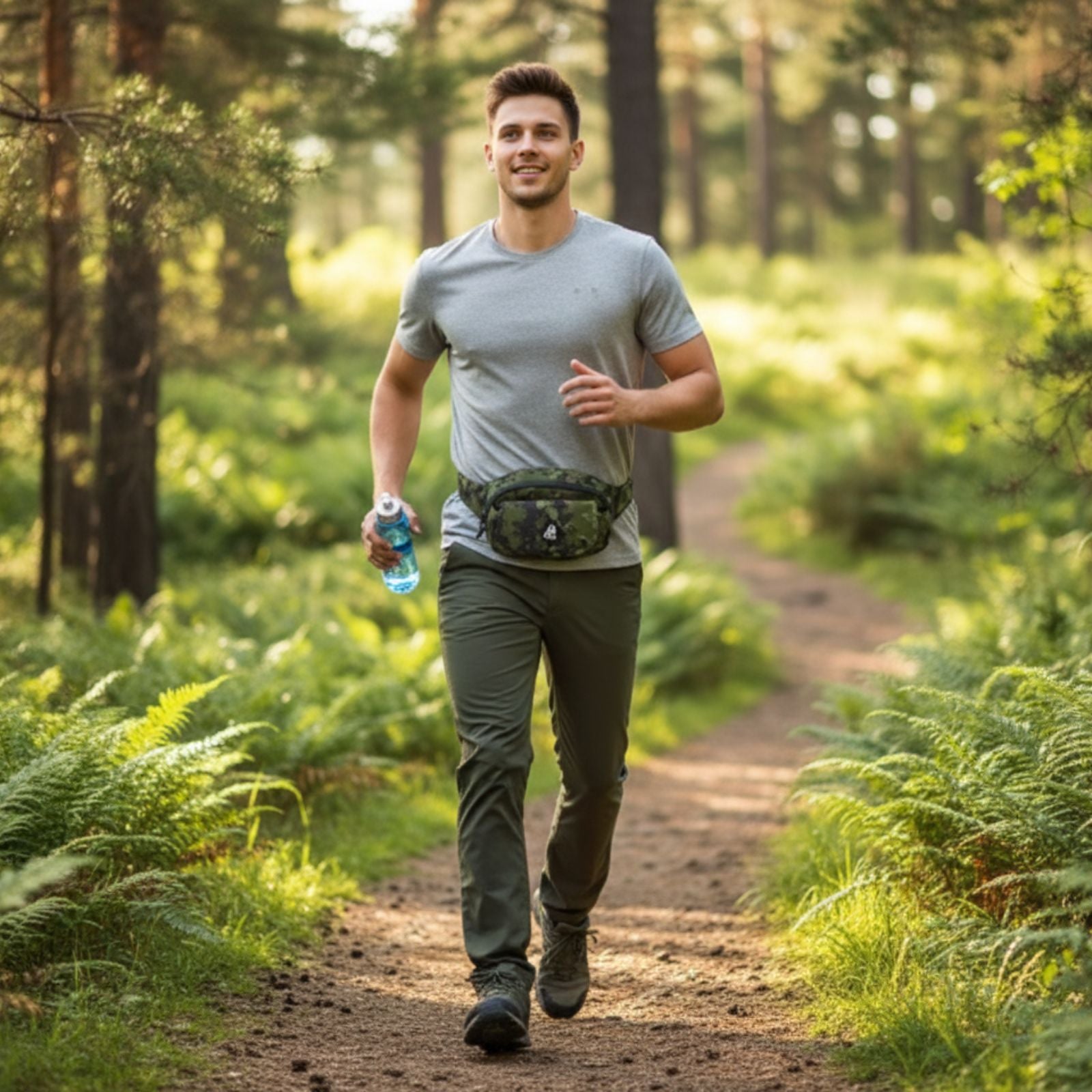 Camouflage Waist Bag – Green