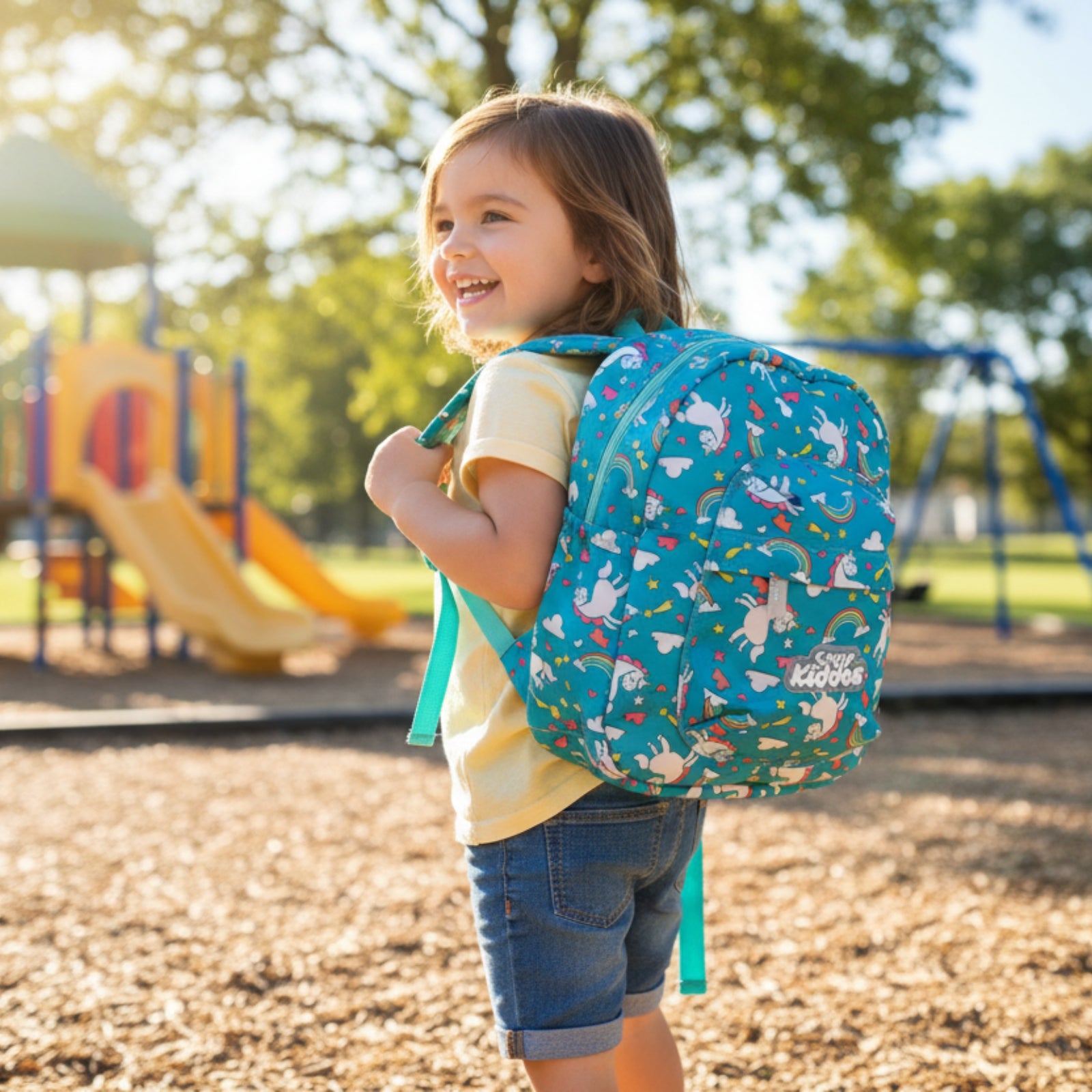 Smily Kiddos UniSpark Day Pack-Green