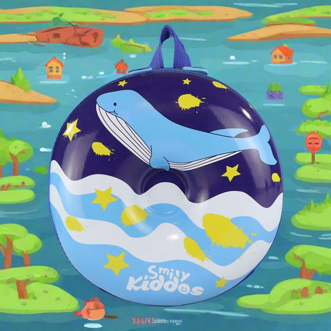 Image of Smily Kiddos Donut Eva backpack - Ocean Theme Blue