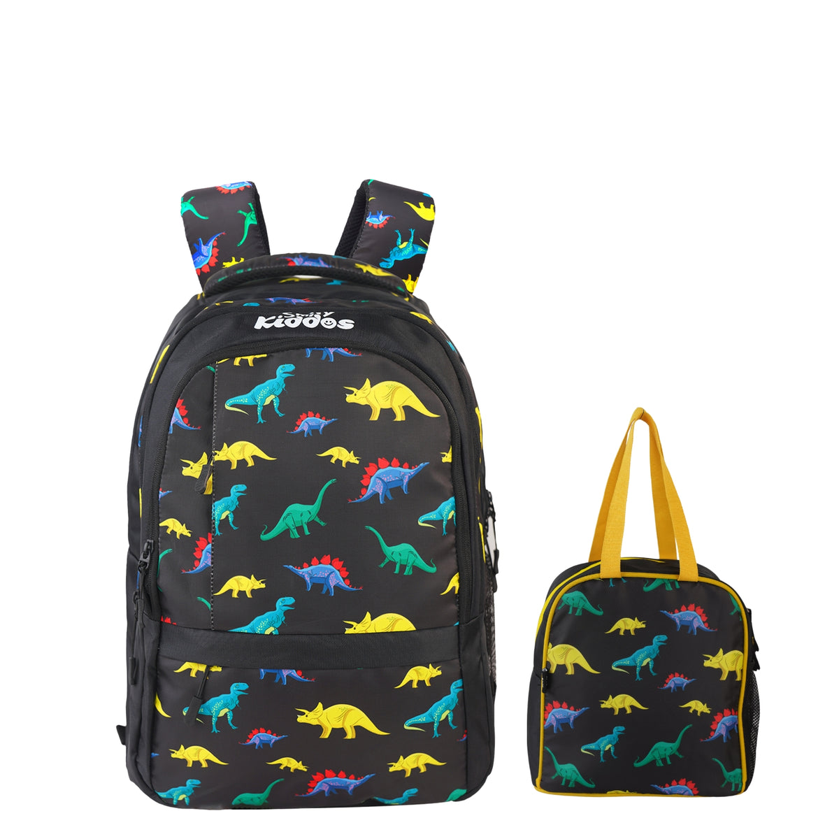 Smily Kiddos Combo Rage Dino Backpack and Lunch Bag