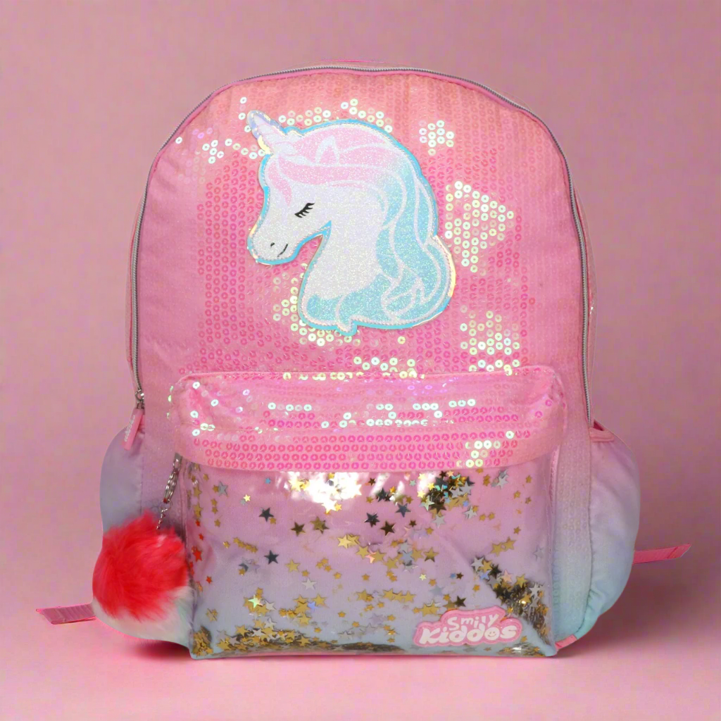 Girls backpack unicorn sales