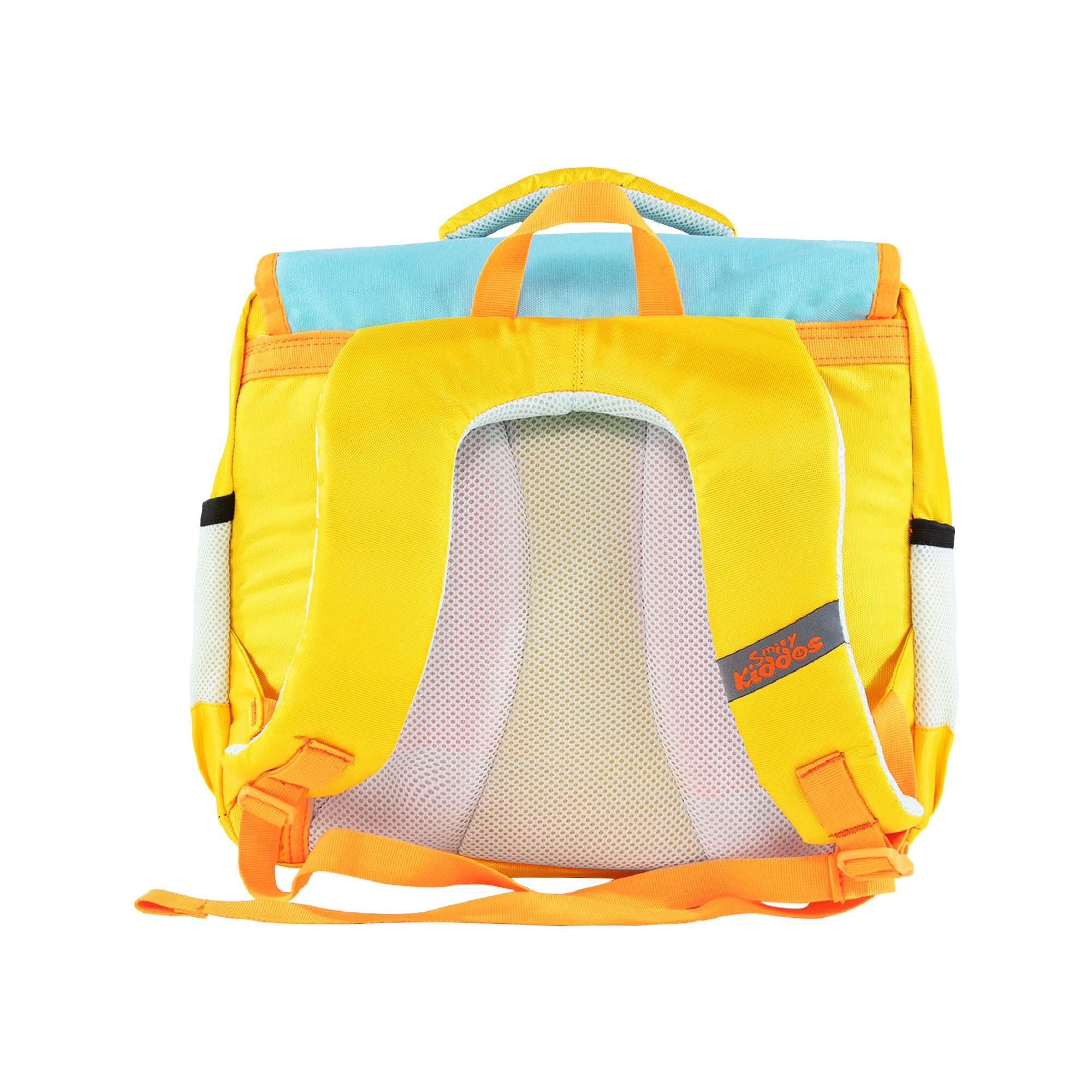 School Bus Theme Bag for Kids back side