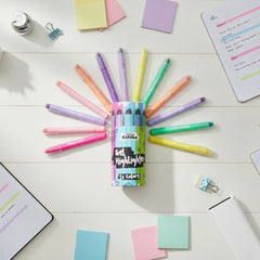 Smily Kiddos Silky Gel Crayon Pack – 12 Colors