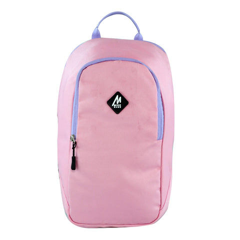 Image of Mike Bags Casual Unisex and Eco Backpack Combo - ( Cherry Red and Light Pink )