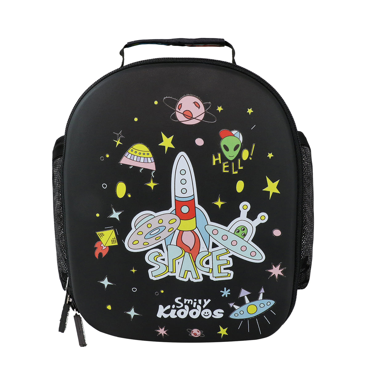EVA Preschool Backpack - Space Theme - Black