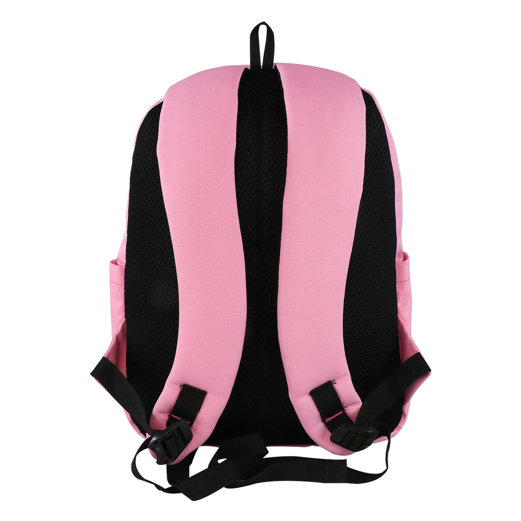 Smily Kiddos Day Backpack with Pouch - Pink
