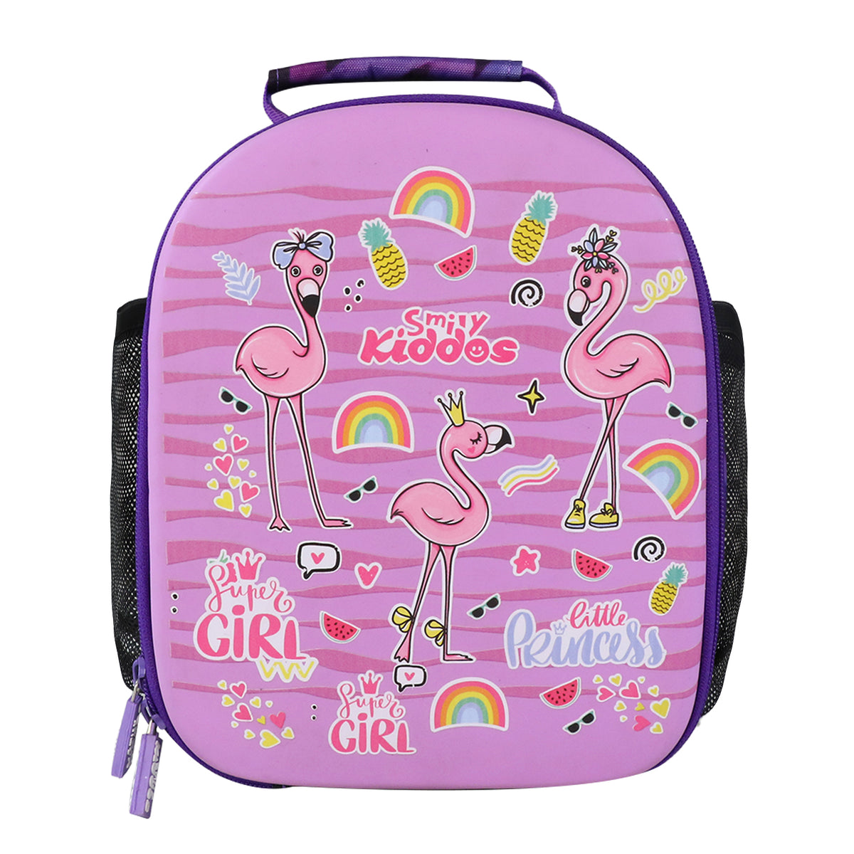 EVA Preschool Backpack - Flamingo Theme - Purple