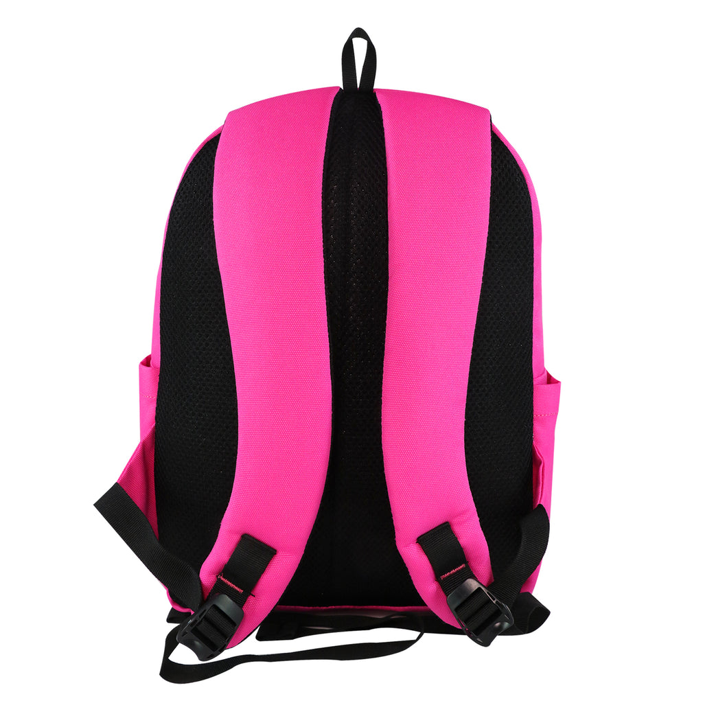 Smily Kiddos Day Backpack with Pouch - Dark Pink