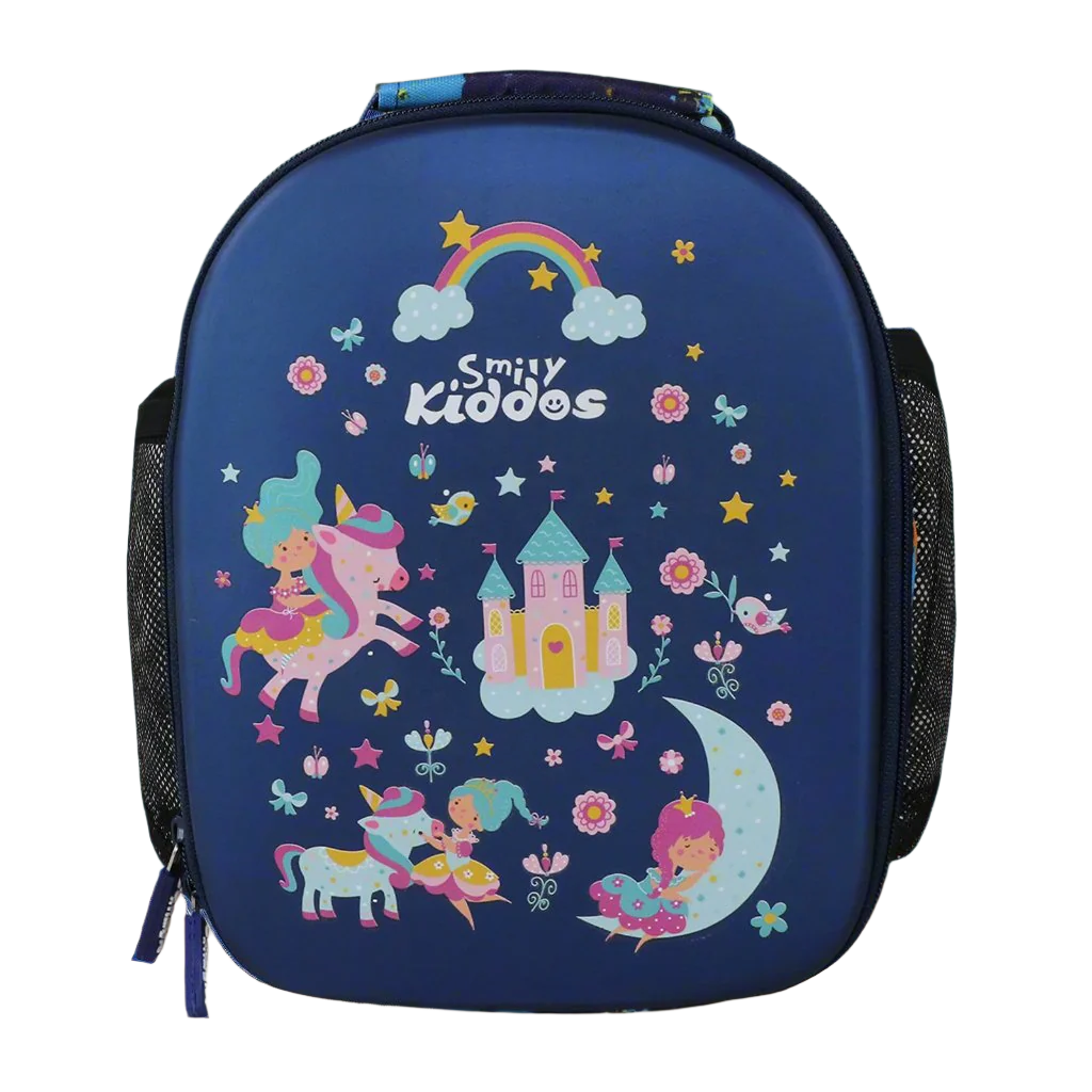 Smily Kiddos Eva Pre School Backpack Unicorn Theme - Violet