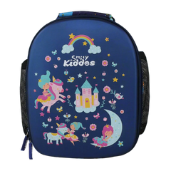 Smily Kiddos Eva Pre School Backpack Unicorn Theme - Violet
