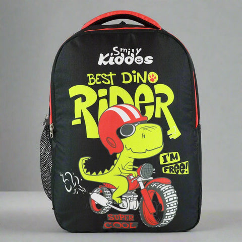 Image of Smily Kiddos Pre School Backpack : Dino Rider Theme