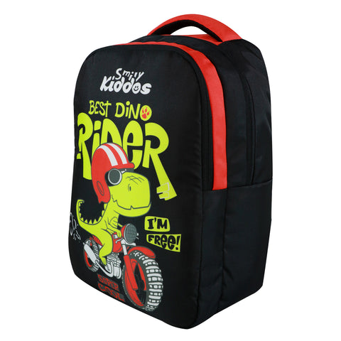 Image of Smily Kiddos Pre School Backpack : Dino Rider Theme
