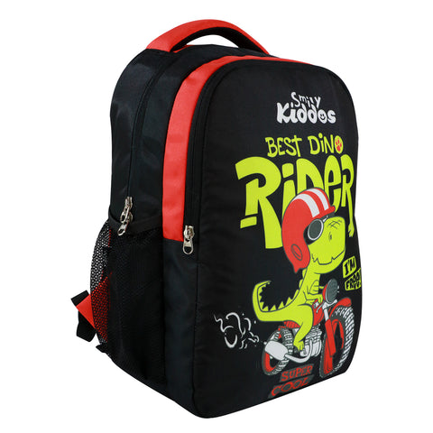 Image of Smily Kiddos Pre School Backpack : Dino Rider Theme
