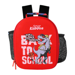 Smily Kiddos Eva Pre School Backpack Dino Theme - Red