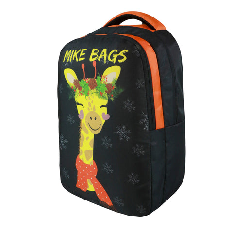 Image of Mike Preschool Happy Giraffe Backpack : Orange