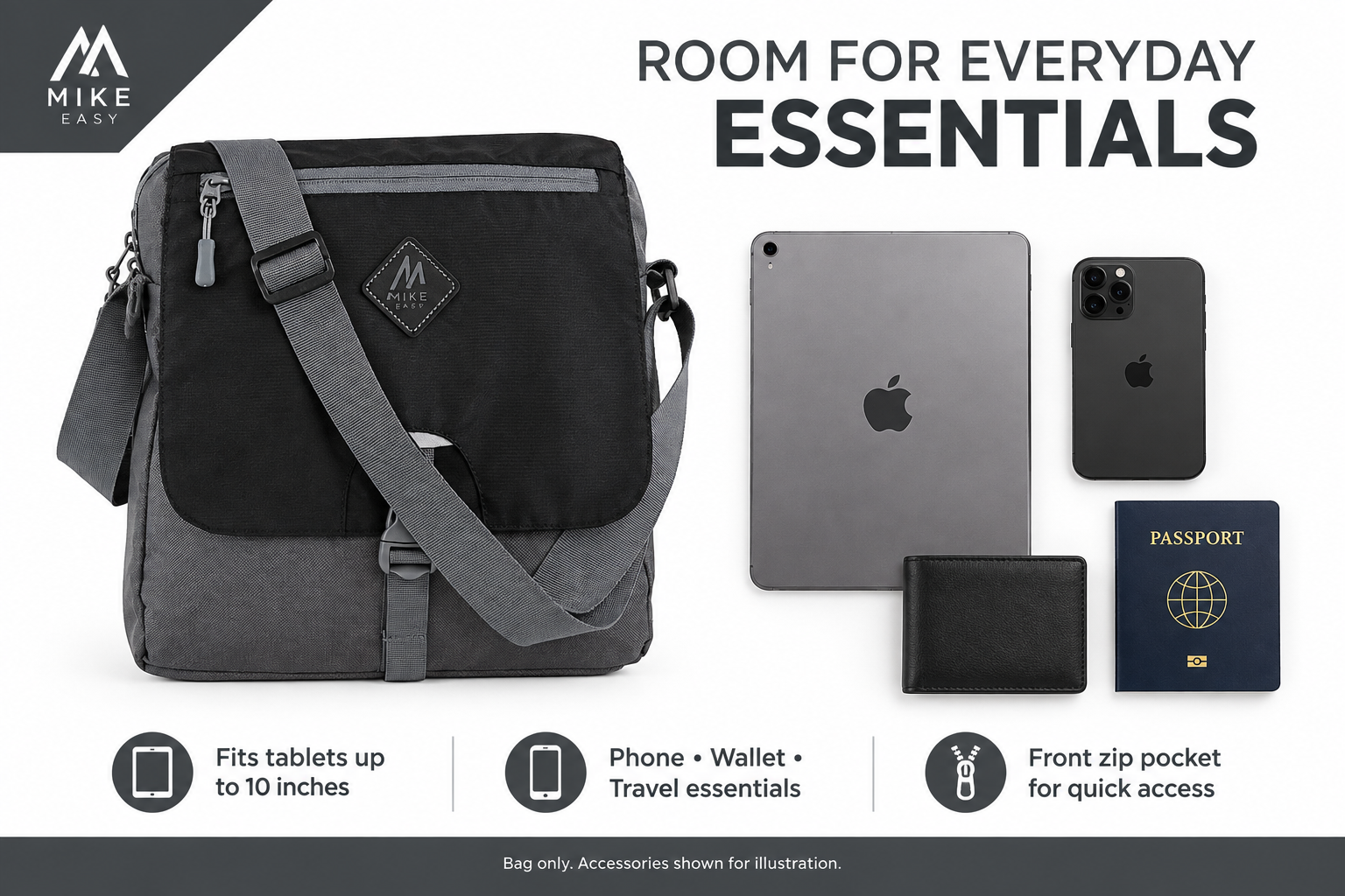 Easy Sling Bag - Black
