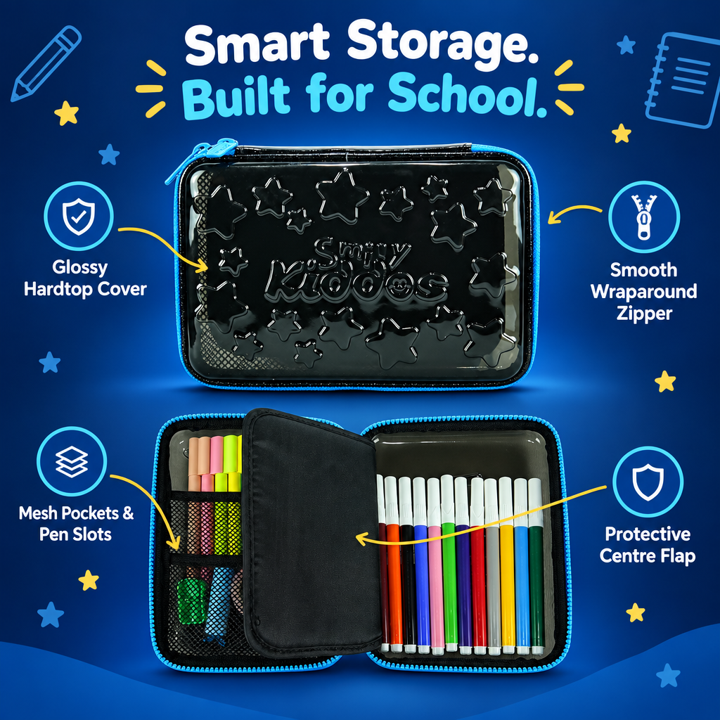 PVC Pencil Case - Black