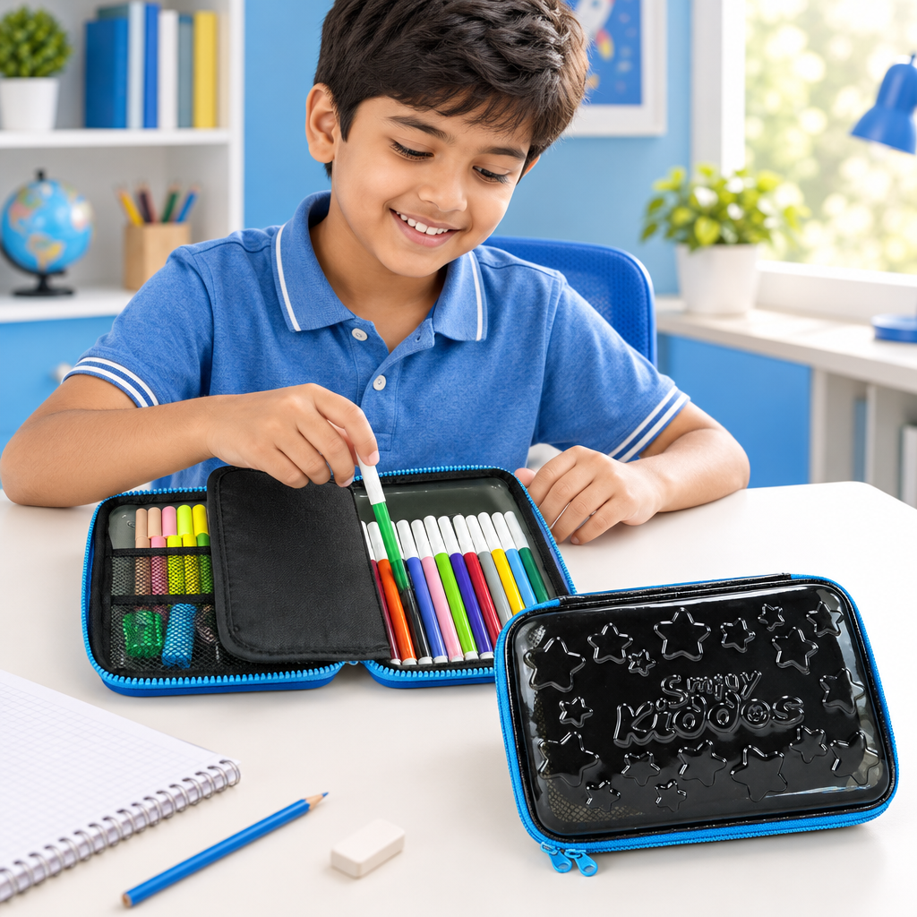 PVC Pencil Case - Black