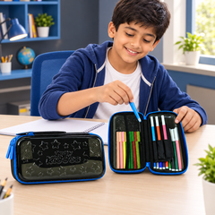 PVC Small Pencil Case - Black