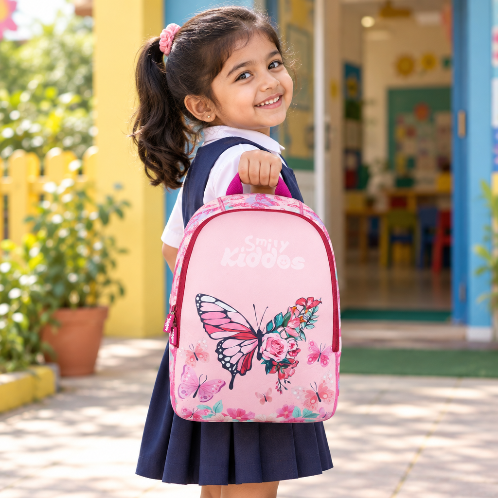 Enchanting Butterfly Neoprene Junior Backpack – Pink
