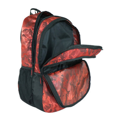 Mike Cosmo Casual Backpack - Camo Red