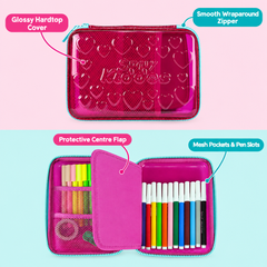 PVC Pencil Case - Pink