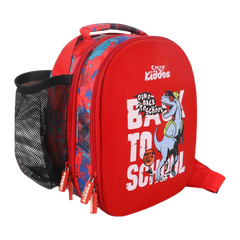 Smily Kiddos Hartop Eva Lunch Bag Dino Theme - Red
