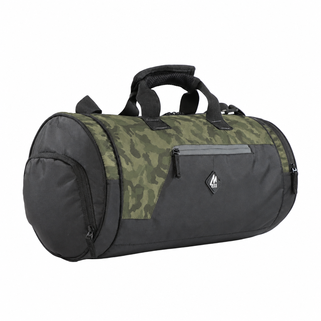 Mike Dual Tone Pro Gym Bag with Shoe Compartment – Olive Green