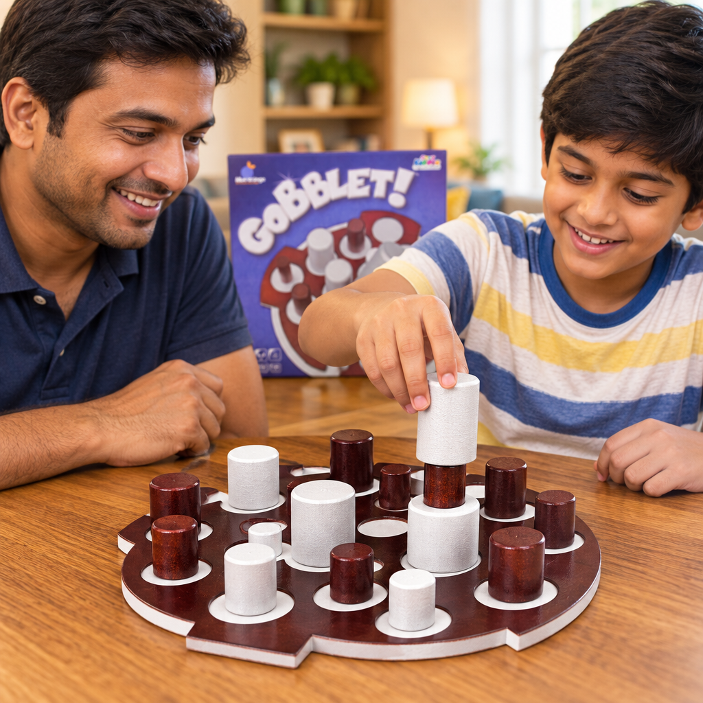 Gobblet Wooden Strategy Board Game