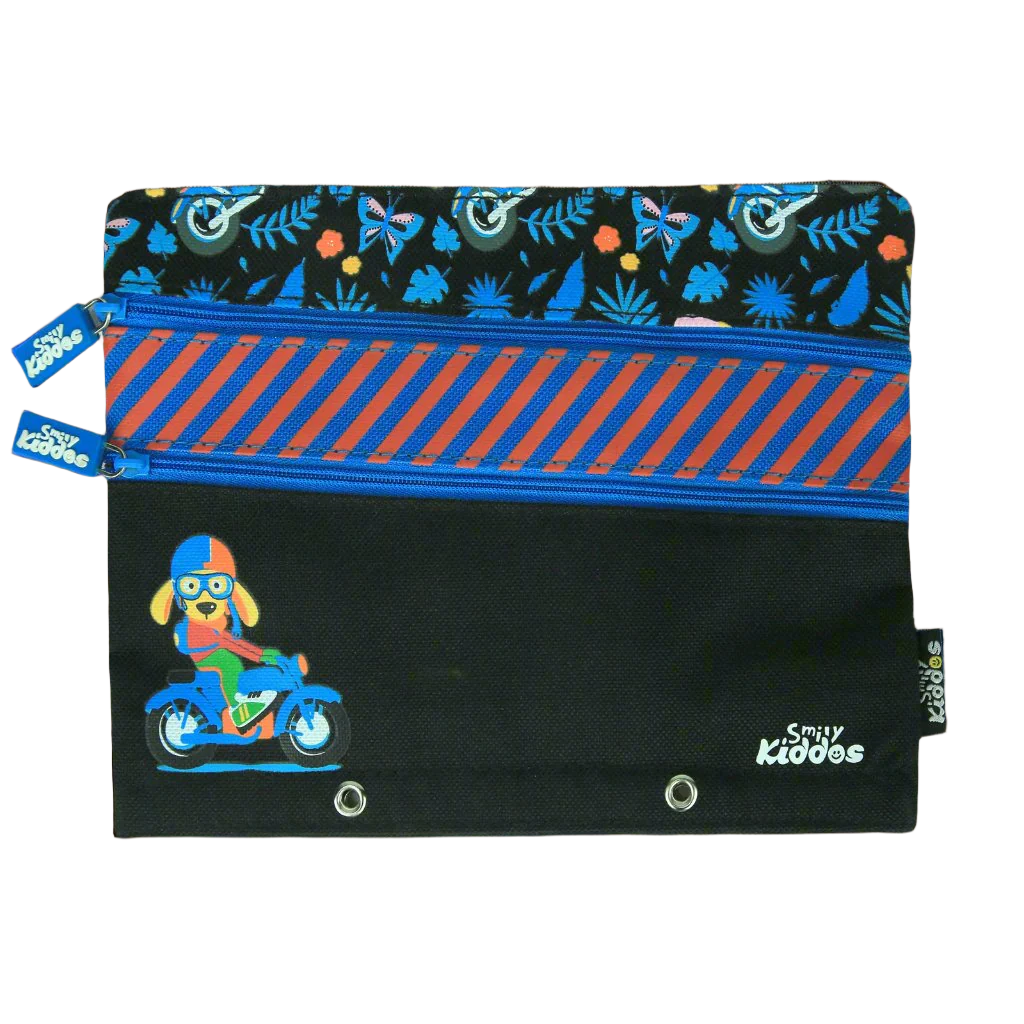 Smily Kiddos Fancy A5 Pencil Case Black