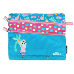 Smily Kiddos Fancy A5 Pencil Case Light Blue
