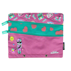 Smily Kiddos Fancy A5 Pencil Case Purple