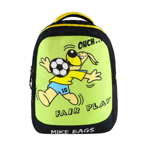 MIKE BAGS Junior School Bag  - Soccer Dog  LxWxH : 42 X 30 X 12 CM