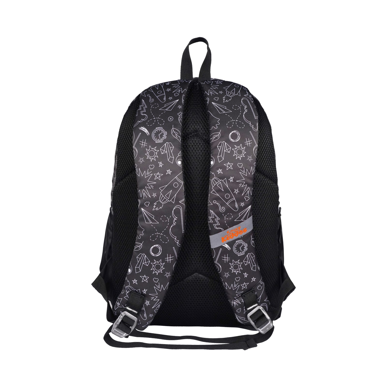 Smily Kiddos 3-in-1 School Combo – Sonic Lunch Bag, Coco Backpack & 750ml Space Sipper (Black Theme)