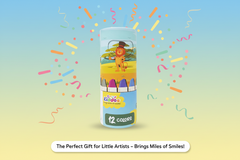 Smily Kiddos Silky Gel Crayons 12 Colors - Lion Theme