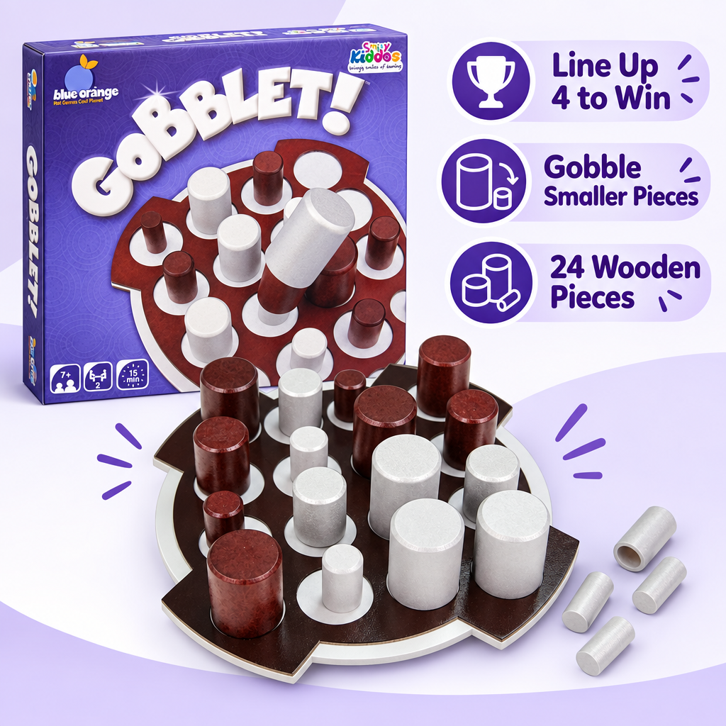 Gobblet Wooden Strategy Board Game